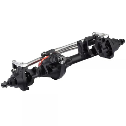 Aluminum SCX10 II Steering Knuckles Set with Kingpin Shoulder Screws, Black | Works with Axial AR44 Vanquish HD44 D44 VS4-10 Rockjock F9 F10T Straight Axles - color: Black