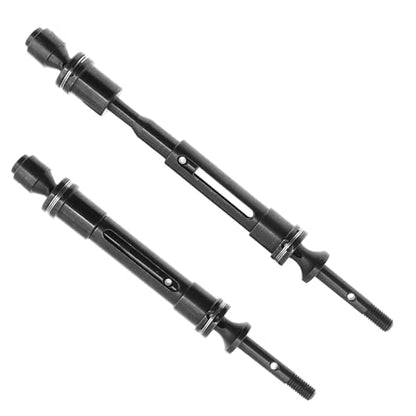 4Pcs Treehobby Front & Rear Universal Drive Shaft 115~140mm Compatible with Traxxas Slash 4X4 Stapede Rustler VXL HQ727 Short Truck Car