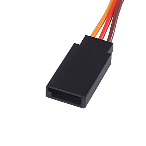 3-Pin Servo Extension Cable Cord 30cm/12'' 11.8 inch Female to Male Lead Wire Connector JR for RC Car Airplanes Remote Control (Pack of 10) - size: 10PCS 30cm/12''