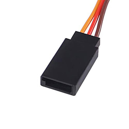 3-Pin Servo Extension Cable Cord 30cm/12'' 11.8 inch Female to Male Lead Wire Connector JR for RC Car Airplanes Remote Control (Pack of 10) - size: 10PCS 30cm/12''