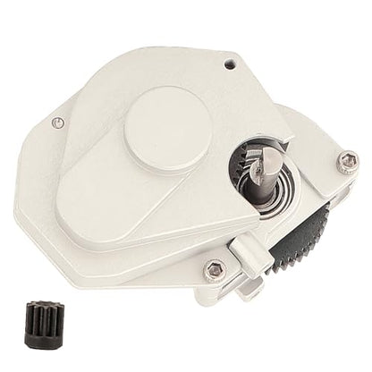 Aluminum Alloy Transmission Case Gearbox Complete with Gear for 1/24 Axial SCX24 RC Crawler Upgrades (Silver) - color: Silver