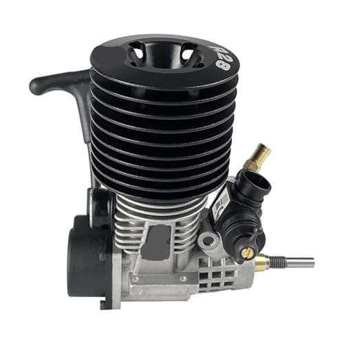 Methanol Vehicle Nitro Engine Compatible with Rc Car 1/8 Buggy Monster Truggy FC 28 Engine 4.58CC Pull Starter Engine Carburetor
