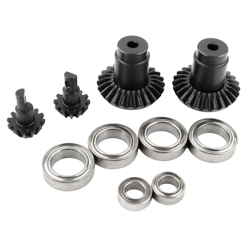 FCX24 RC Car 2 Packs Differential Gear & Input Gear & Bearing Set Accessories Spare Parts for FCX24 1:24 1/24 Brushless RC Trucks Vehicle - color: 2 Packs