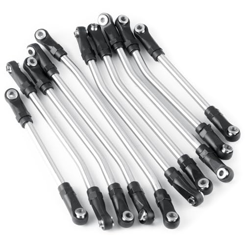 RCHUBAM RC Linkage Kit for Element RC Enduro Trail Truck 1/10 RC Crawler | Stainless Steel Link Rod End Set,High Clearance Suspension Chassis Links Kit