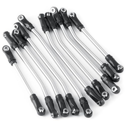 RCHUBAM RC Linkage Kit for Element RC Enduro Trail Truck 1/10 RC Crawler | Stainless Steel Link Rod End Set,High Clearance Suspension Chassis Links Kit