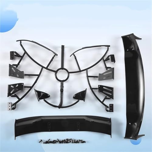 RC Car Accessories Compatible with 1/10 RC for Racing Drift Car Parts Replacement Accessories Rear Wings Drift Road Body Spoiler Wing for Universal
