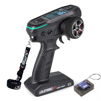 DDF-350 with P10F RC Radio Transmitter and Receiver 10 Channel HD Screen 10CH Remote Controller for RC Car Truck Crawler Boat Tank