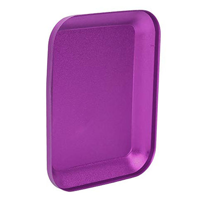 RC Screw Tray Magnetic Parts Holder Small Screw Organizer Storage Tray with Aluminum Alloy for Fuel Vehicle Parts Tools (Violet) - color: Violet