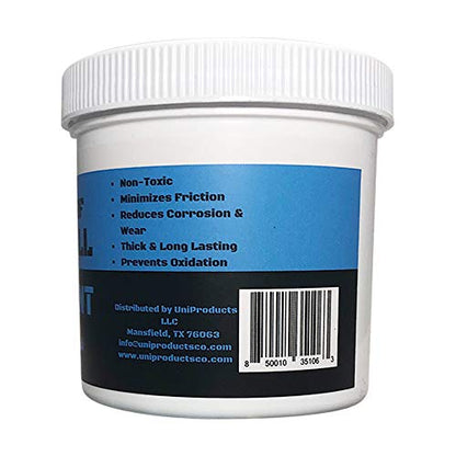 Unisport Trailer Hitch Ball Lubricant - Waterproof Grease for Reducing Wear and Friction on Locks, King Pins, Balls and More - Made in USA
