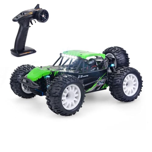 ZD Racing RC Desert Buggy 1/16 Electric Radio Control Off Road Vehicle DTK-16 RTR 2435 Brushless Motor 30A ESC Light System Hobby Grade Model for Ages 14+ - color: Green