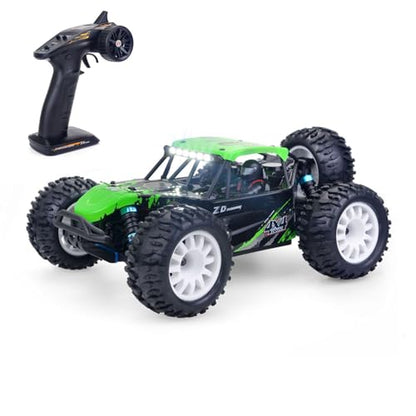 ZD Racing RC Desert Buggy 1/16 Electric Radio Control Off Road Vehicle DTK-16 RTR 2435 Brushless Motor 30A ESC Light System Hobby Grade Model for Ages 14+ - color: Green