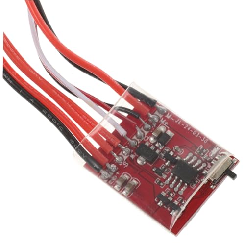 OUNONA 30a Rc Car Esc Brushed Motor Esc Reverse Brush Brake Dual Way Speed Controller for Rc Vehicles