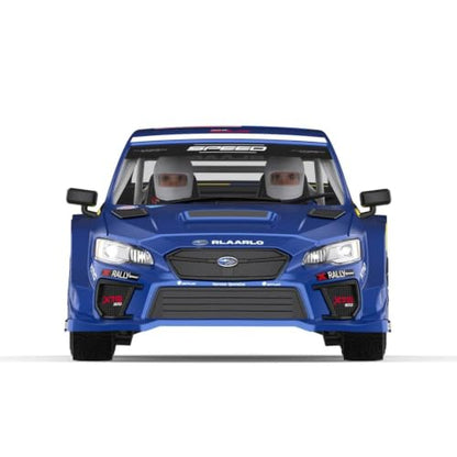 Rlaarlo XTS-S10 1/10 Scale 4WD RTR Carbon Fiber Brushless RC Rally Car, 3652-3300KV 80A Sensored ESC 3S Rally Suspension - color: Blue (Xts-s10)