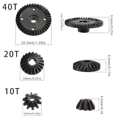DYNWAVE RC Differential Box Center Differential Housing Replacement Aluminum Alloy Accessories Hobby Portable Diff Case Diff Carrier