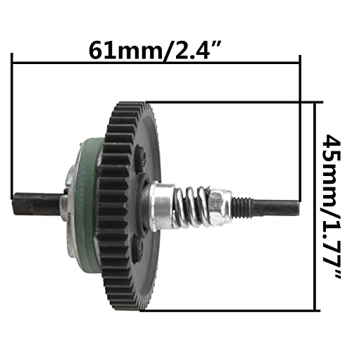 ShareGoo Metal Differential Gear Slipper Clutch 54T 32P #6878 Compatible with Traxxas Slash 4X4 / Stampede 4X4 / Rustle 4X4 / Huanqi727 1/10 RC Car