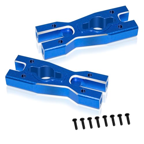 Aluminum Alloy Car Shell Fixed Seat RC Upgraded Parts for LOSI 1/18 Mini LMT 4X4 Brushed Monster Truck RTR-LOS01026 RC Car (Blue) - color: Blue