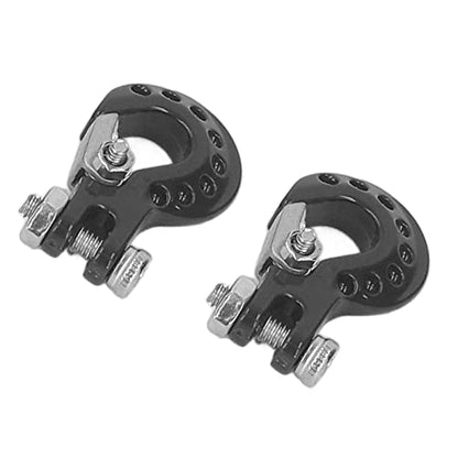 RC Crawler Parts Tow Hook, Portable Upgrade for RC Car Trailer Chain Accessories Black