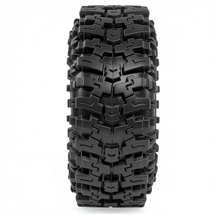 1.9 Inch RC Crawler Tires, Soft Rubber Mud Tyres with Foam Insert, 4PCS for 1/10 Rock Crawler TRX4 SCX10 D90 D110 Gen8