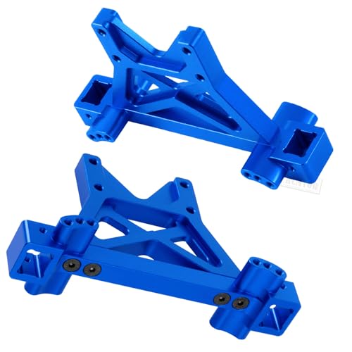 Aluminum Front Rear Shock Mounts Upgrades for 1/10 T-Maxx / E-Maxx, Navy Blue - color: Navy Blue - (Upgrades)