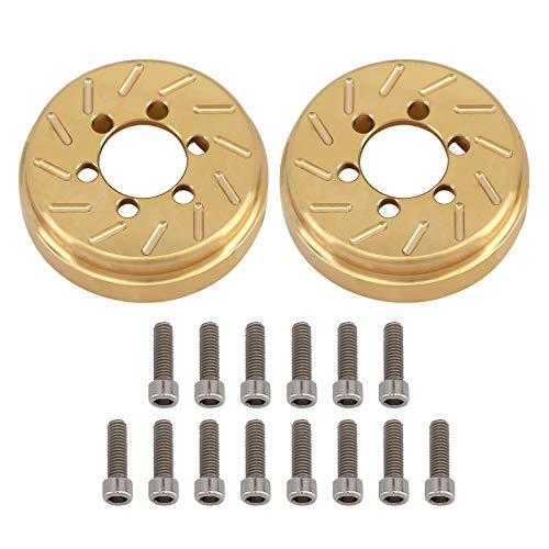 INJORA 63g Brass Internal Counterweight for 1.9" 2.2" Wheel Rims, 2PCS - size: 2PCS