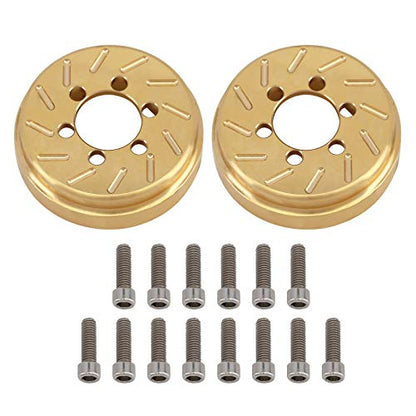 INJORA 63g Brass Internal Counterweight for 1.9" 2.2" Wheel Rims, 2PCS - size: 2PCS