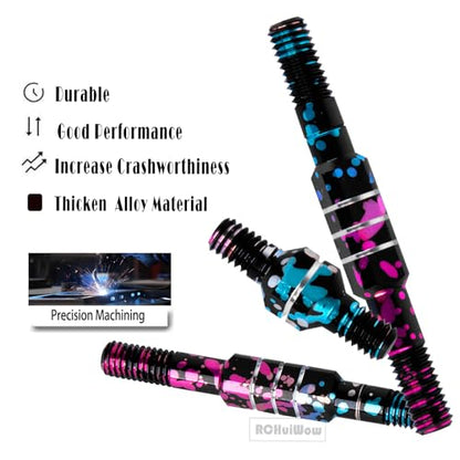 RC Alloy Turnbuckles Camber Links Upgrades Part for 1/10 Slash 4WD(VXL),Rustler 4WD(VXL),Stampede 4WD(VXL),Bandit 4WD(VXL),Hoss 4WD(VXL) Adjustable Tie Rods & Turnbuckles Hops Up,Rainbow - color: Rainbow-1set