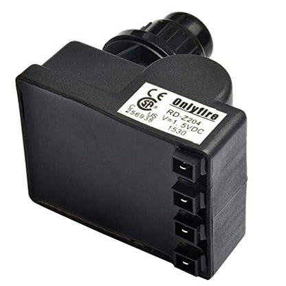 onlyfire Universal Fit 4-Spark Electronic Push Button Igniter Kit for Most Grills, Black