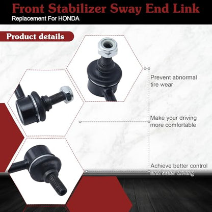 2* K90716 K90717 Rear Sway Bar Link - Restore Rear Stability | Compatible with 2010-2013 Acura ZDX 2003-2008 Honda Pilot - color: 1*K90716 1*K90717, size: Sway Bar Link