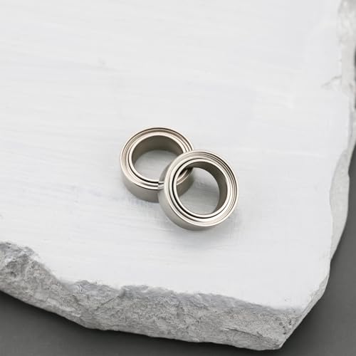 8pcs R168Z RC Car Wheel Bearings 1/4 x 3/8 x 1/8 Compatible with MJX Hyper Go 1/16 H16BM 14301 14302 H14BM H16GT H16DR 16207 16208 16209