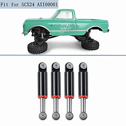 MORLORDY 4pcs RC Shocks Absorber Damper for 1/24 SCX24 AXI00001 AXI00002 AXI90081 AXI00005 AXI00006 Deadbolt RC Crawler Car Upgrades Accessories