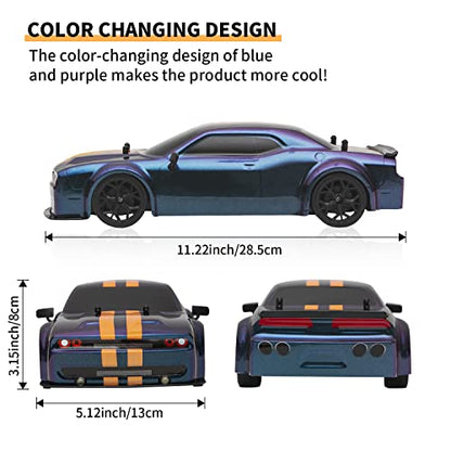 RC Drift Car, 1:14 Remote Control Car 4WD Drift RC Cars Vehicle 28km/h High Speed Racing RC Drifting Car Gifts Toy for Boys Kids