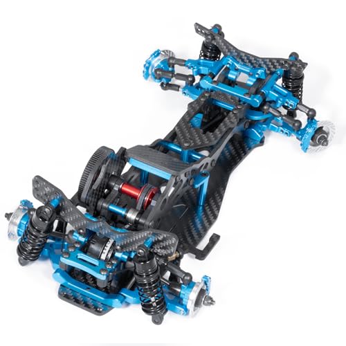 Alloy & Carbon RC Chassis Frame Kit Upgrades | For 1/10 Sakura D5 Mini+MR, RC Flat Road Drift Car