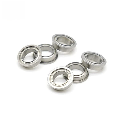 10PCS ABEC-7 MF128ZZ 8x12x3.5 mm Chrome Steel Deep Groove Ball Bearing MF128ZZ Flanged Ball Bearing MF128 - size: MF128ZZ 8x12x3.5