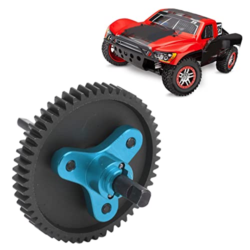 Generic 54T Spur Gear Complete Slipper Clutch Assembly, Aluminum Steel Differential Gear Assembly, RC Cars with Accuracy Manufactured Teeth, Ideal for Slash 4x4, Rustler, HuanQi 727 (Blue) - color: Blue