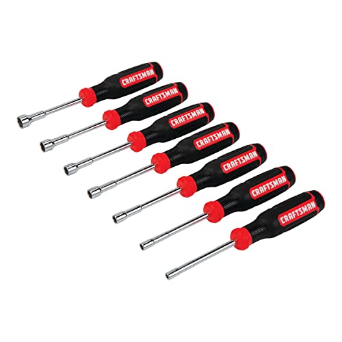 CRAFTSMAN Screwdriver Nut Driver, SAE/MM, 7-Piece Set (CMHT65081) - style: Old Version