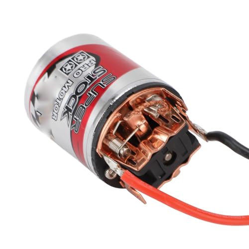 Bewinner 540 RC Brushed Motor High Torsion Replacement for 1/10 RC Car Stainless Steel and Copper 1 Unit (29T) - size: 29T
