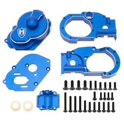 MEUS RACING Transmission Case Gearbox Housing for 272 272R Traxxas VXL 2WD Slash Bandit Rustler Stampede Drag Slash C10 Mustang 5.0 F-150 Raptor (Blue) - color: Blue