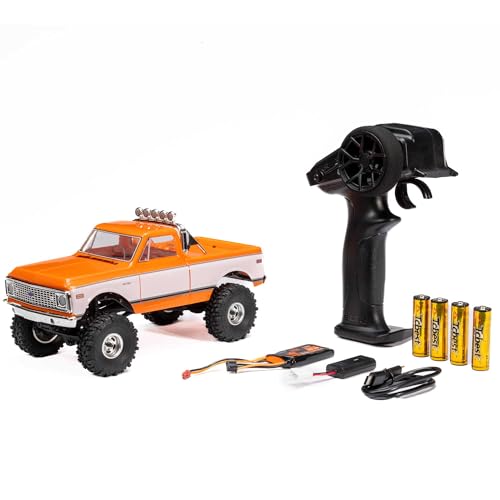 Axial RC Truck 1/24 SCX24 1971 Chevrolet C10 4WD Truck RTR (Battery and Charger Included), Orange, AXI-3408T2