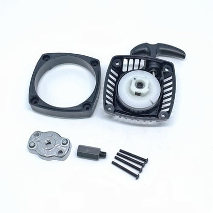 KingVal Replacement Easy-Started Pull Starter (No Need Changing Flywheel) Compatible with 1/5 Scale HPI KM Rovan Baja 5B 5T 5SC 32cc 36cc Engine RC Car (Black)