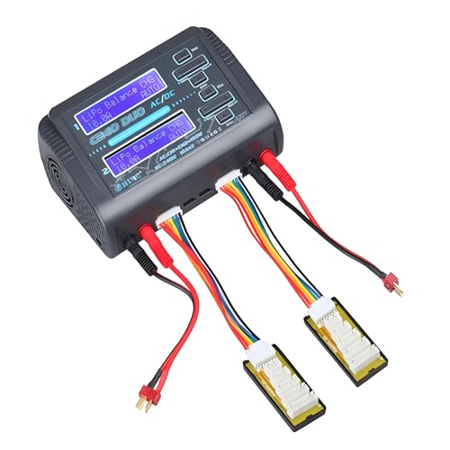 LiPo Battery Charger Dual RC LiPo AC150W DC240W 10A C240 Balance Battery Chargers Discharger for 1-6S LiPo Li-ion Life LiHV 1-15S NiCd NiMH PB Smart Battery RC Car