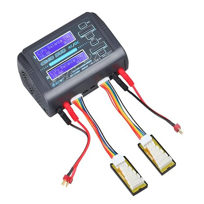 LiPo Battery Charger Dual RC LiPo AC150W DC240W 10A C240 Balance Battery Chargers Discharger for 1-6S LiPo Li-ion Life LiHV 1-15S NiCd NiMH PB Smart Battery RC Car