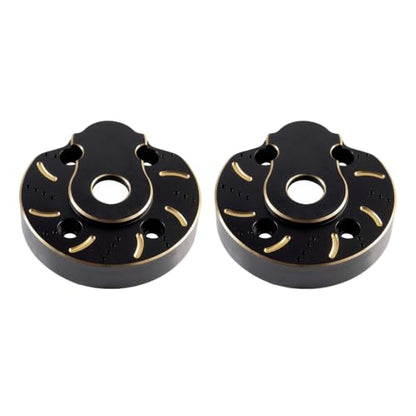 94g Brass Front Axle CVD Weight Cover Upgrade for 1/10 SCX10 III | Fit SCX10 III Capra, AR45P, UTB10, Vanquish F9 CP44 1.9. Extra weight for crawling grip. Durable brass, easy to install - size: Portal Cover D