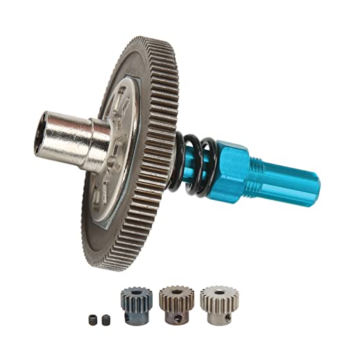91T Slipper Gear Set for Arrma Senton 1/10 RC Cars - Metal Differential Upgrade Parts, Durable & Easy to Install, Compatible with Granite, Big Rock, Typhon (Blue) - color: Blue