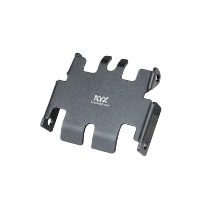 KYX Racing Stainless Steel Chassis Protective Plate Skid Plate Guard Chassis Guard Board Front Rear Axle Guard Plate Upgrades Accessories for 1/18 RC Crawler Car Traxxas TRX4M