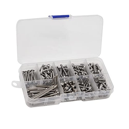 287Pcs Screws Kit RC Screw Stainless Steel Screws Kit for Traxxas Slash 2WD RTR Pro RC Car
