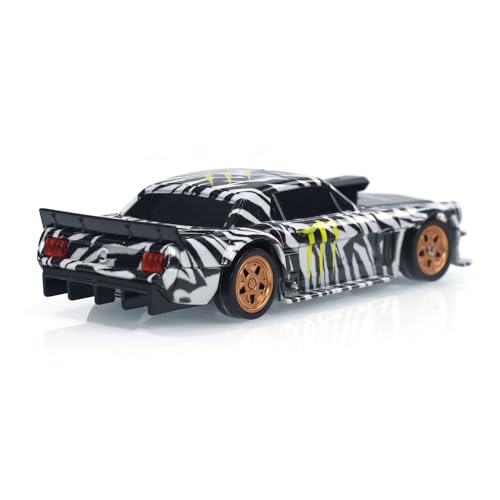 1/43 RC Scale RTR Race Car Remote Control Drift 4WD Mini Lights System RTR High Speed Four Wheel Drive Racing Car Model(Zebra Print), - color: Zebra Print