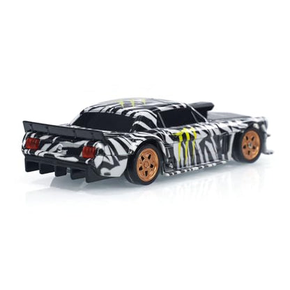 1/43 RC Scale RTR Race Car Remote Control Drift 4WD Mini Lights System RTR High Speed Four Wheel Drive Racing Car Model(Zebra Print), - color: Zebra Print