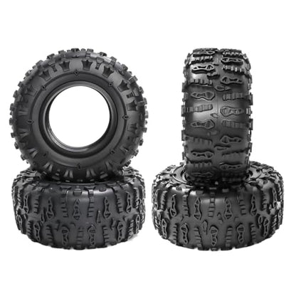 2.6” RC Tire-All Terrain Super Soft Sticky Tires 135mm Tall 2.6in Crawler Tires for 1/7 1/8 1/10 Scale Off Road Race, Suitable for Axial RBX10 MJX H8H MK07 KM4 4082/83 1/7 1/8 1/10 Crawler Car - color: 2.6in-tire-jc