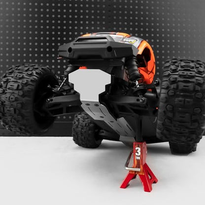LSG Chassis Armor Guard Skid Plate Protectior for 1/16 Tra-xxas Mini Maxx | Stainless Steel Front Rear Center Armor Plates, Heavy Duty RC Car Upgrade Accessories