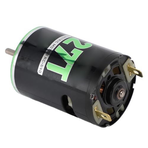 Dioche Brushed Electric Motor 540 Brushed Motor with Blue Heatsink for 1/10 RC Climbing Car Off Road Vehicle Racing Car 45T (27T) - size: 27T